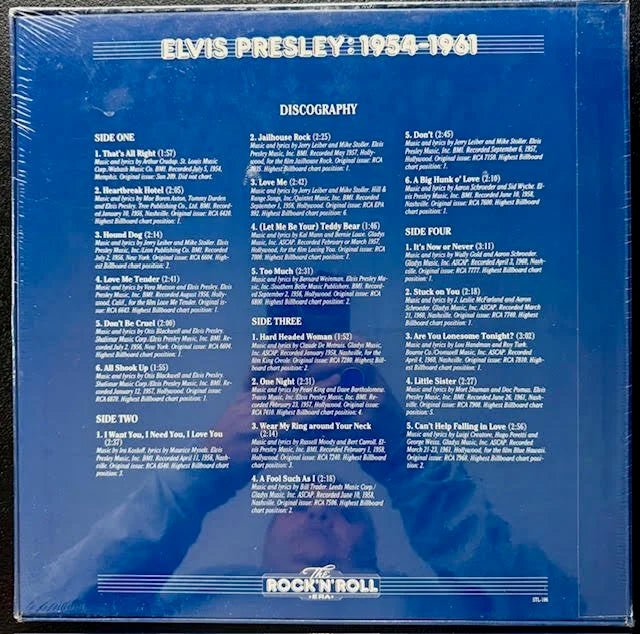 Elvis Presley – The Rock 'N' Roll Era - Elvis Presley: 1954-1961 (2xLP, Compilation, Remastered, Box Set, 1986, Time Life Music SRNR-06 / STL-106) - Maple City Music