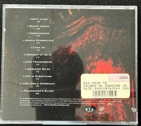 Big Head Todd And The Monsters – Crimes Of Passion (CD, 2004, Big Records 06076-84672-2) - Maple City Music