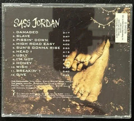 Sass Jordan – Rats (CD, 1994, MCA Records MCAD-10980) - Maple City Music