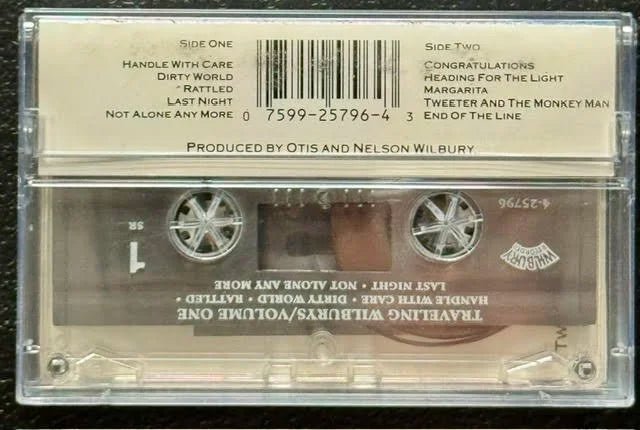 Traveling Wilburys – Traveling Wilburys Vol. 1 (Cassette, 1988, Wilbury/Warner Bros. 9 25796-4) - Maple City Music
