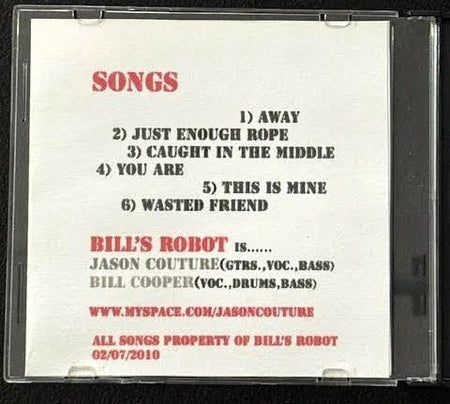 Bill’s Robot – Bill’s Robot (CD, EP, 2010, Independent) - Maple City Music