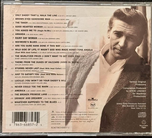 Waylon Jennings – The Essential Waylon Jennings (CD, 1996, RCA 07863-66857-2) - Maple City Music