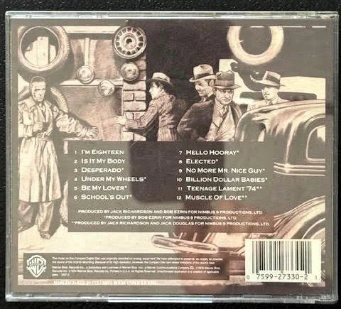 Alice Cooper – Alice Cooper's Greatest Hits (CD, Compilation, Club Edition, ARC, 1986, Warner Bros. Records W2 3107) - Maple City Music