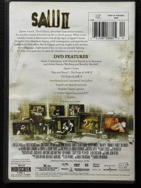 Saw II – Widescreen Edition (Used) - Maple City Music