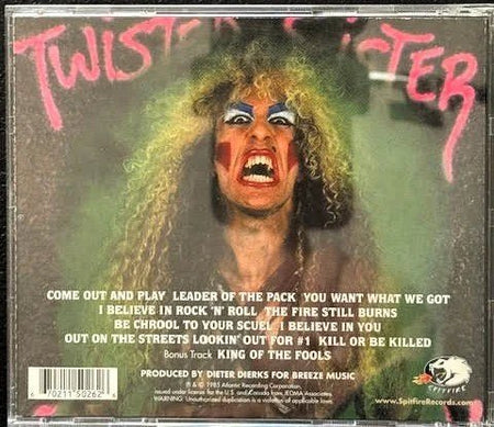 Twisted Sister – Come Out And Play (CD, 1999, Spitfire Records SPT-CD-15026) - Maple City Music