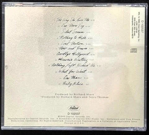 Richard Marx – Paid Vacation (Used) - Maple City Music