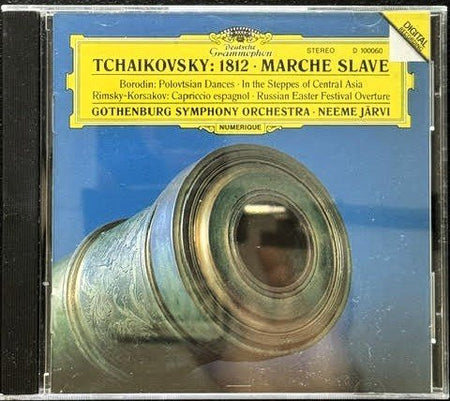 Pyotr Ilyich Tchaikovsky / Alexander Borodin / Nikolai Rimsky-Korsakov – 1812 Overture • Marche Slave • Polovtsian Dances • Capriccio Espagnol (CD, 1990, Deutsche Grammophon 410 006-2) - Maple City Music