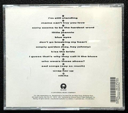 Elton John – Greatest Hits 1976-1986 (CD, Island Records 314 548 840-2) - Maple City Music