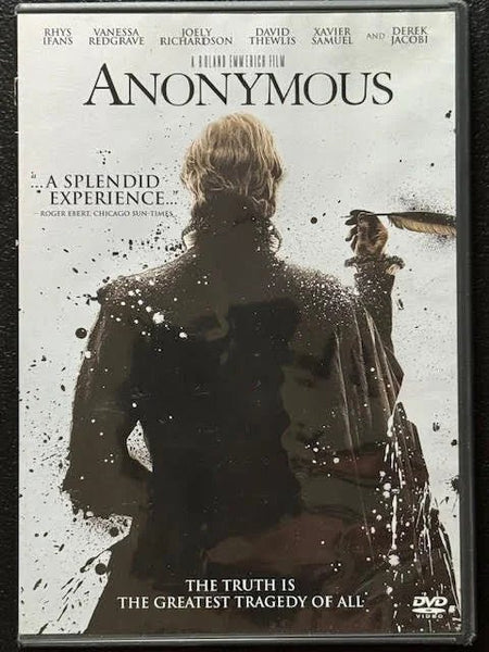 Anonymous (DVD, 2011, Sony Pictures Home Entertainment / Columbia Pictures) - Maple City Music