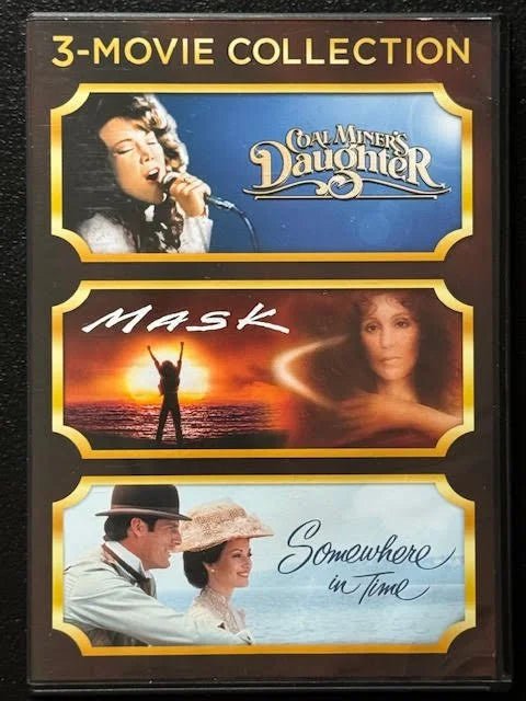 3-Movie Collection — Coal Miner's Daughter / Mask / Somewhere in Time (DVD, Multi-Film Collection, Universal Pictures Home Entertainment) - Maple City Music