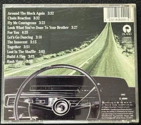 Drivin-N-Cryin – Fly Me Courageous (CD, Album, Club Edition, CRC, PDO, 1990, Island Records I2 48000) - Maple City Music