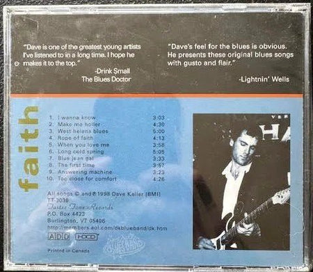 The Dave Keller Blues Band – Faith (New) - Maple City Music