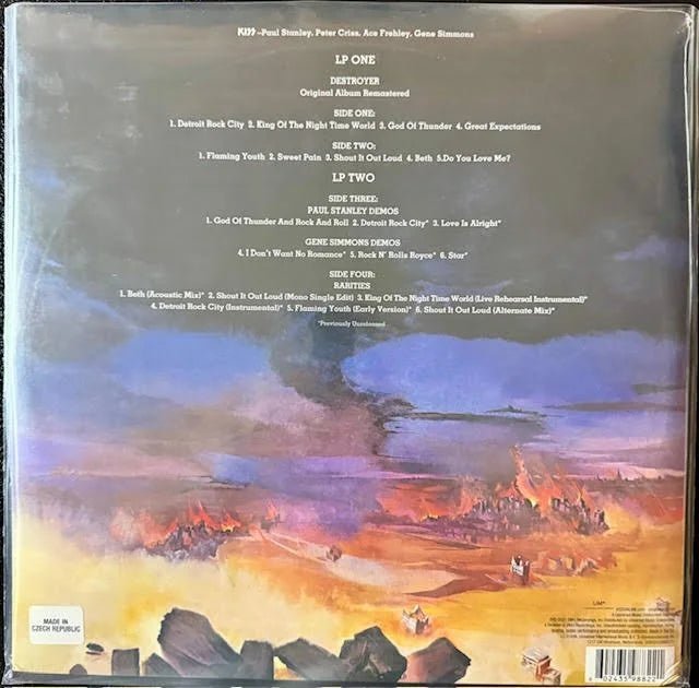Kiss – Destroyer (2xLP, 45th Anniversary Deluxe Edition, 180g, Half-Speed Mastered, 2021, UMe 00602435988221) - Maple City Music