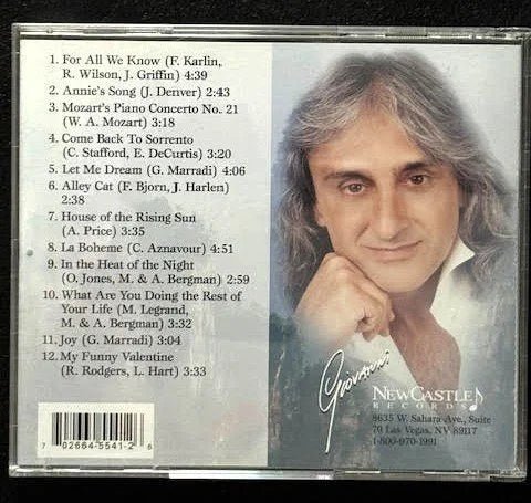 Giovanni – Feelings (CD, 1997, New Castle Records NCR 5541-2) - Maple City Music
