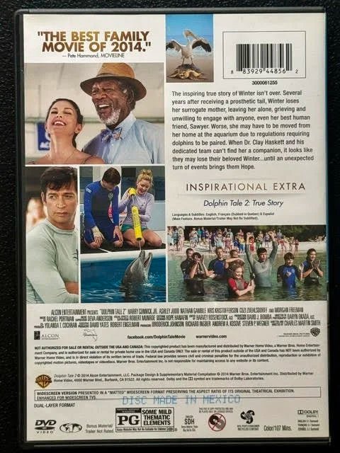 Dolphin Tale 2 (DVD, 2014, Warner Bros.) - Maple City Music