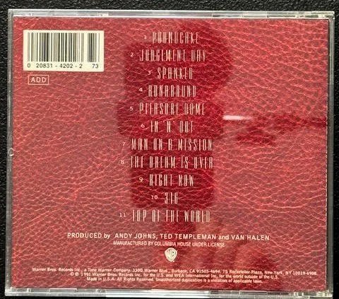 Van Halen – For Unlawful Carnal Knowledge (CD, 1991, Warner Bros. Records W2 26594) - Maple City Music