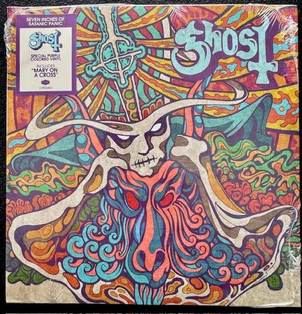 Ghost – Seven Inches Of Satanic Panic (7", 45 RPM, Limited Edition, Purple Vinyl, 2023, Loma Vista LVR00739) - Maple City Music