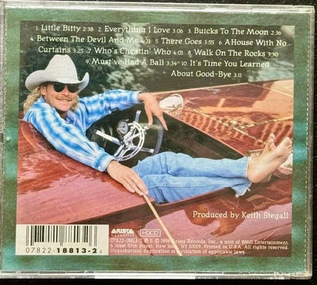 Alan Jackson – Everything I Love (CD, 1996, Arista 07822-18813-2) - Maple City Music
