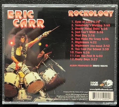 Eric Carr – Rockology (CD, 2000, Spitfire Records 5099-2) - Maple City Music