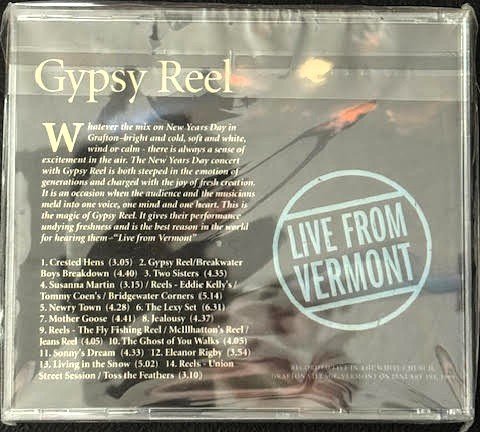 Gypsy Reel – Live From Vermont (CD, Album, Independent) - Maple City Music