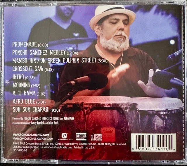 Poncho Sanchez And His Latin Jazz Band – Live in Hollywood (Used) - Maple City Music