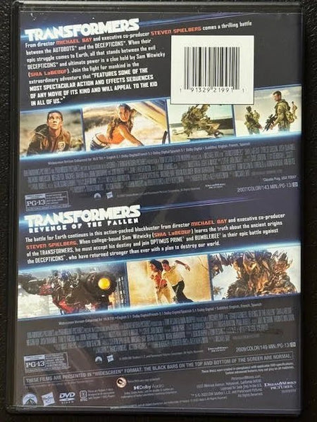 Transformers / Transformers: Revenge of the Fallen – 2 Movie Collection (Used) - Maple City Music