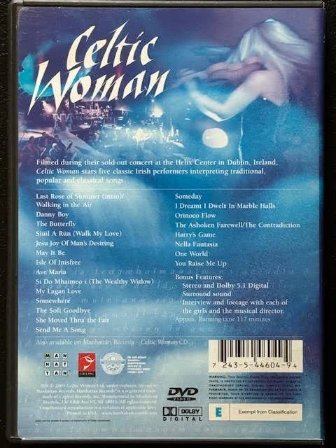 Celtic Woman (DVD, 2005, EMI Classics / Manhattan Records) - Maple City Music