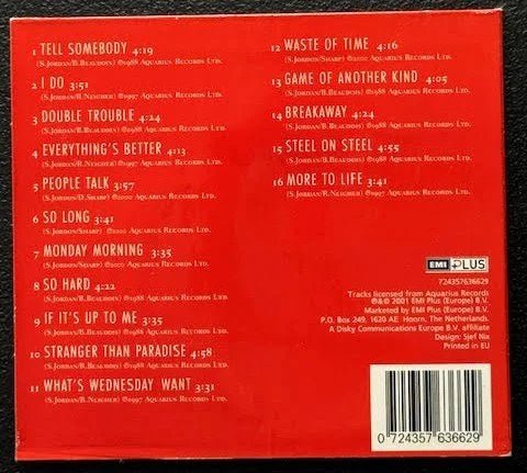 Sass Jordan – Rough & Tough (CD, 2002, EMI Plus 724357636629) - Maple City Music