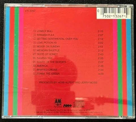 Herb Alpert & The Tijuana Brass – Greatest Hits (CD, Club Edition, A&M Records CD 3267) - Maple City Music