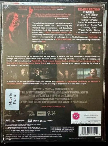 Dio – Dreamers Never Die (DVD/Blu-ray Deluxe Edition, 2022, BMG) - Maple City Music