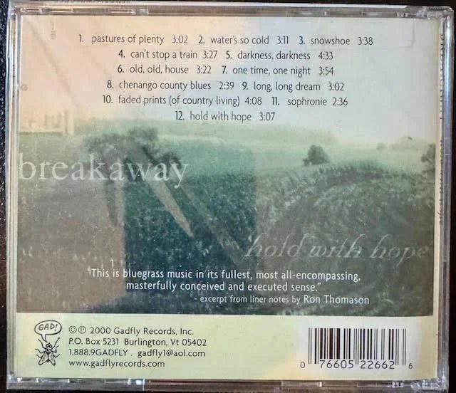 Breakaway – Hold With Hope (CD, Album, 2000, Gadfly Records) - Maple City Music