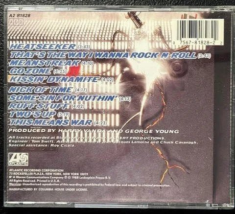 AC/DC – Blow Up Your Video (CD, Album, Club Edition, 1988, Atlantic A2 81828) - Maple City Music