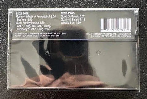 Funkadelic – Funkadelic (Cassette, 2025, Westbound Records / ORG Music WB-2000 / ORGM-2326) - Maple City Music
