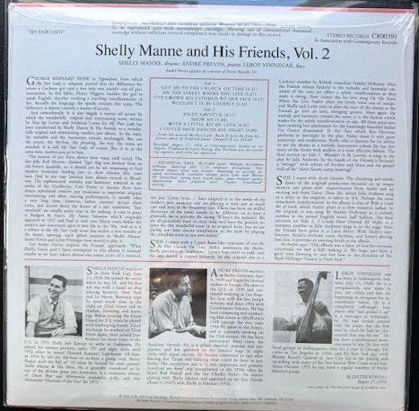 Shelly Manne & His Friends – Modern Jazz Performances Of Songs From My Fair Lady (New) - Maple City Music