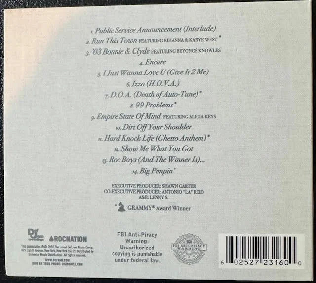 Jay-Z – The Hits Collection Volume One (CD, Compilation, 2010, Island Def Jam Music Group B0013621-02) - Maple City Music