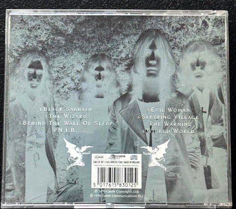 Black Sabbath – Black Sabbath (CD, Album, Reissue, Remastered, 1996, Essential! Records ESM CD 301) - Maple City Music