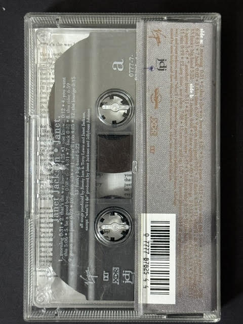 Janet Jackson – Janet. (Cassette, 1993, Virgin 0777-7-87825-4-4)