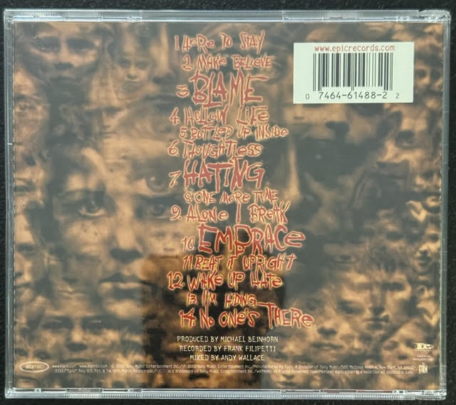 Korn – Untouchables (CD, 2002, Epic/Immortal EK 61488, Limited Edition Enhanced CD)
