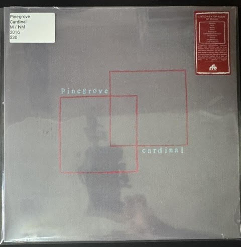 Pinegrove – Cardinal (Vinyl LP, 2016, Run For Cover Records RFC:147, Third Pressing, Black Vinyl)