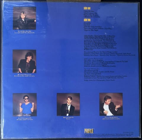 Boys Don't Cry – Boys Don't Cry (LP, Album, Stereo, Hauppauge Pressing, 1986, Profile Records PRO-1219)