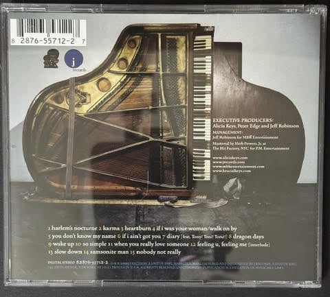 Alicia Keys – The Diary Of Alicia Keys (CD, 2003, J Records 82876-55712-2, U.S. Edition)