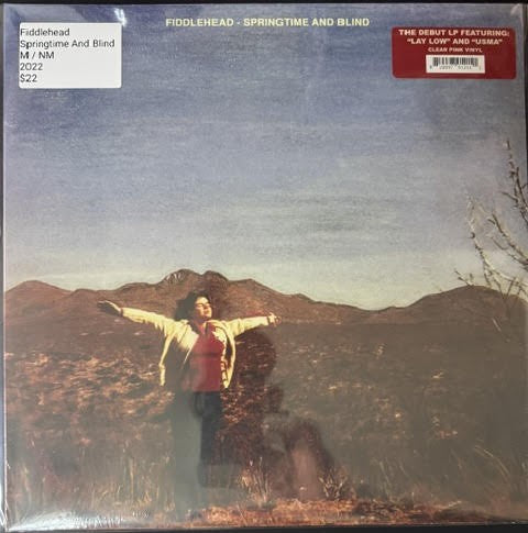 Fiddlehead – Springtime And Blind (LP, 45 RPM, 2022, Run For Cover Records RFC174, Clear Pink Vinyl)