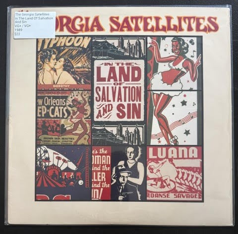 The Georgia Satellites – In The Land Of Salvation And Sin (Vinyl LP, 1989, Elektra E1-60887, Columbia House Club Edition)
