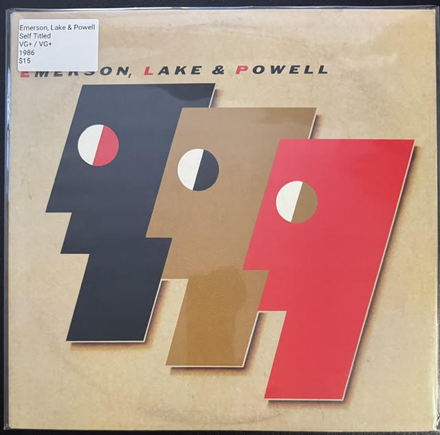 Emerson, Lake & Powell – Emerson, Lake & Powell (LP, Album, Stereo, Carrollton Pressing, 1986, Polydor 829 297-1 Y-1)