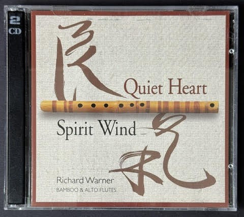 Richard Warner – Quiet Heart - Spirit Wind (2 CD, 1996, Enso Records ND2-62805, US)