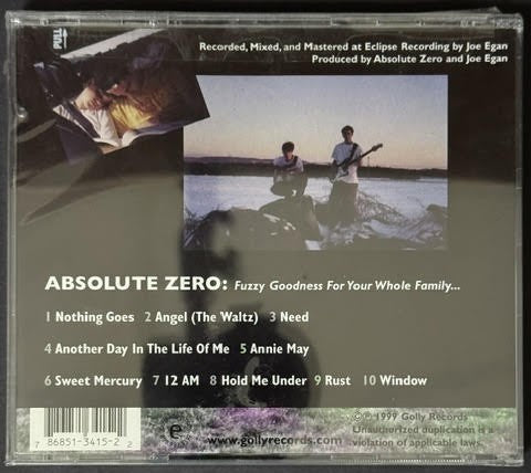 Absolute Zero – Fuzzy Goodness for Your Whole Family... (CD, 1999, Golly Records)