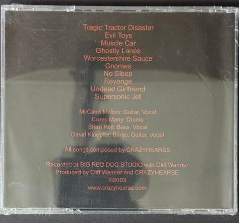 Crazyhearse – Harvest Season (CD, 2003, Self-Released, Vermont Local Artist)