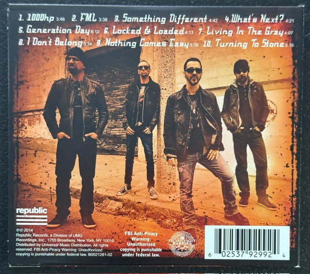 Godsmack – 1000hp (CD, 2014, Republic Records B0021281-02)