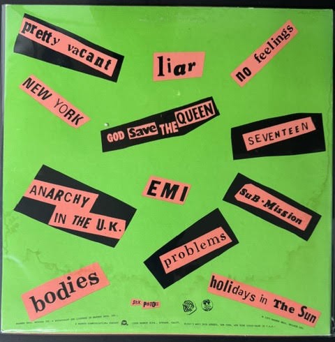 Sex Pistols – Never Mind The Bollocks Here's The Sex Pistols (Vinyl LP, 1977, Warner Bros./Virgin BSK 3147, Jacksonville Pressing)