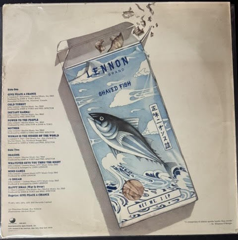 John Lennon / Plastic Ono Band – Shaved Fish (Vinyl LP, 1975, Apple SW-3421, Winchester Pressing)